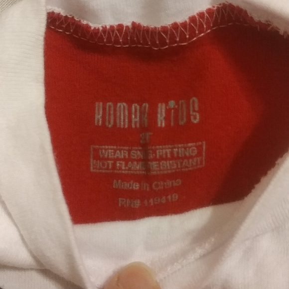 Komar Kids Christmas Red Santa Pajamas - Picture 4 of 5